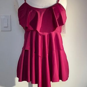 Maroon Bikini Top Only